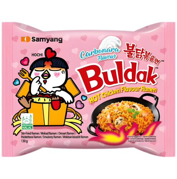 SAMYANG - Buldak Carbonara Hot Chicken Flavor Ramen 130g